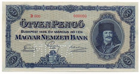 50 pengő 1926!