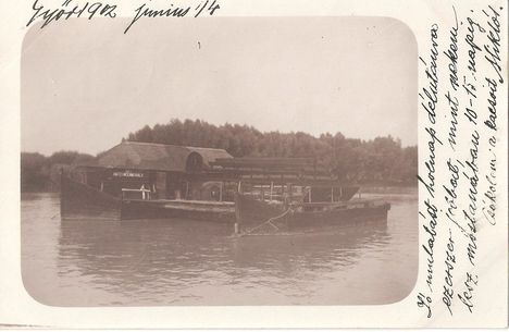 Hajómalom, Győr, 1902.