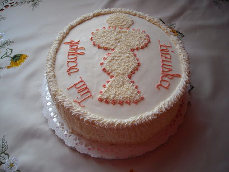 Elsőáldozásra torta