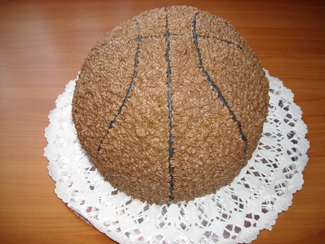 Kosárlabda torta