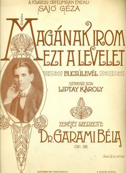 GARAMI  BÉLA      1869  -  1944 ..