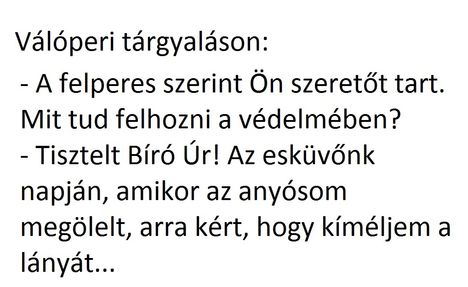 Válóper!