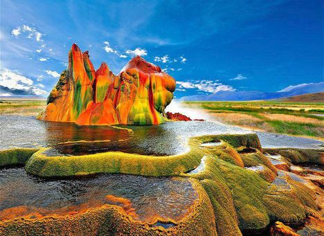 Csodás természet gejzír Nevada-1037