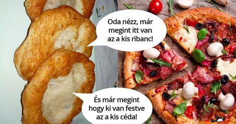 Lángos vs pizza!