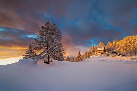 Tél Italy Winter Alpen Snow-4586