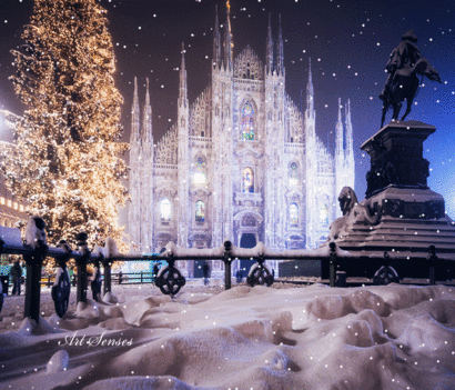 Whinter Christmas snow Milano-gif