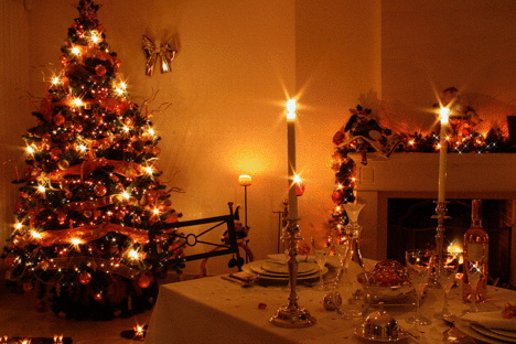 Christmas night very nice lights-gif