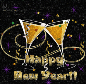 Happy New Year drink-gif