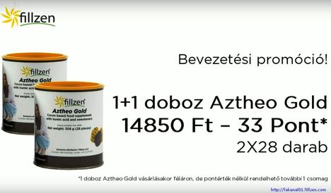 Azteo Gold csoki promóció