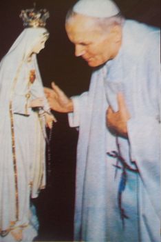 Szent II.János Pál pápa imája a Fatimai Szűzhöz