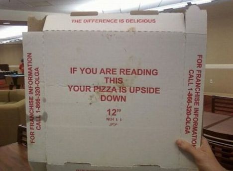Ha ezt a szöveget látod, fejjel lefelé van a pizzád!