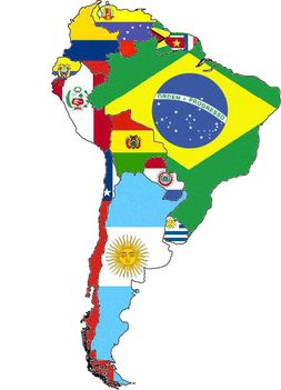 South-America-flags