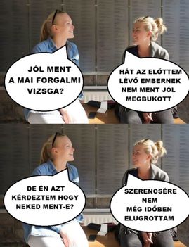 Forgalmi vizsga!