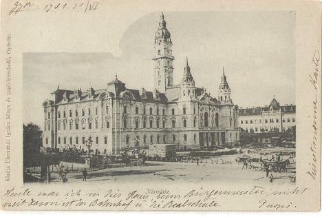 Városház, Győr, 1901.