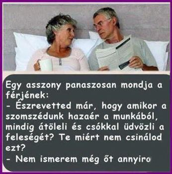 A szomszéd nője mindig zöldebb!