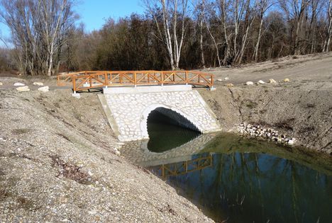Rajka, Homoki mellékágrendszer, Molnár híd 2016.02.20.-án