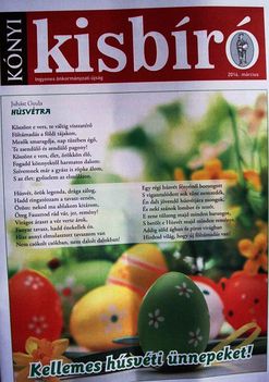 Kónyi Kisbíró 2016 márciusában megjelent száma.