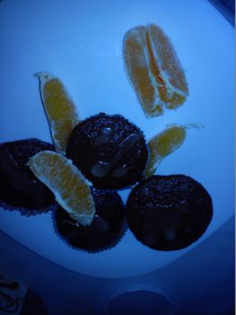 Narancsos -csokis muffin