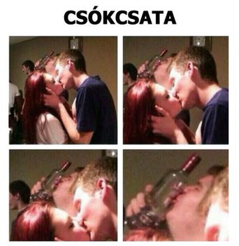 Csókcsata!