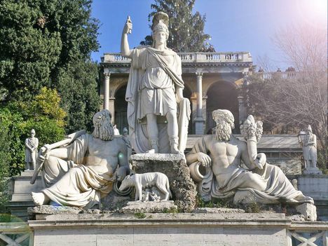 fontana della dea di roma