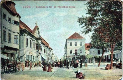 Széchenyi tér, 1900.