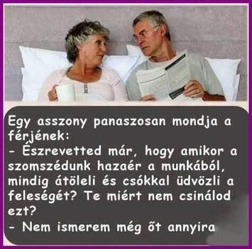 A szomszéd asszony!