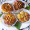 Virágos aranymintás muffinok