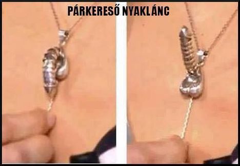 Párkereső nyaklánc!