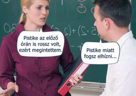 Pistike miatt!