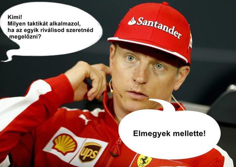 Kimi taktikája!