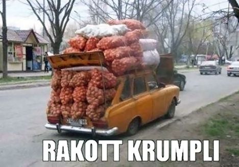 Szegény autó!