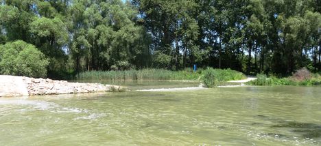 Farkaslyuki zárás a Szigetközi hullámtéri vízpótlórendszerben, Ásványráró 2016. június 07.-én 1