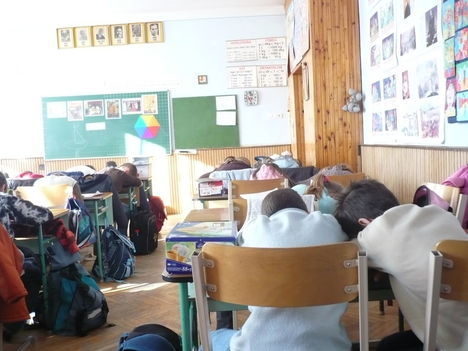 Fárasztó nap az iskolában