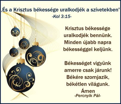 KRISZTUS  BÉKESSÉGE
