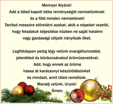 Sóhaj ünnepi készülődéskor