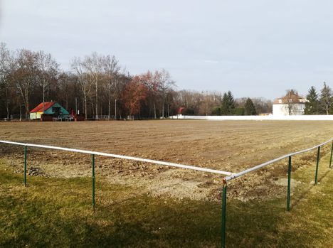Felszántották a focipályát, Máriakálnok 2019.12.30.-án 1