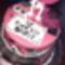 Születésnapi vörösbársony emeletes torta