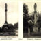 Kónyi szobrok 1920 körüli képeslapon