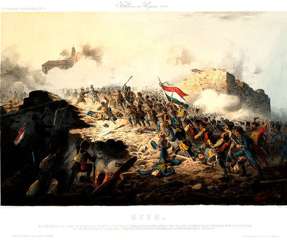 Buda_ostroma_1849._május_21 - 1849. május 21-én a budai vár bevétele koronázta meg a dicsőséges tavaszi hadjáratot