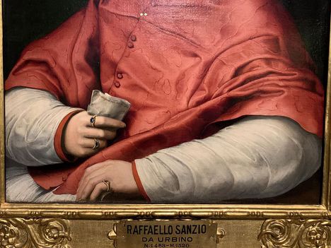 Ritratto del cardinal Bibbiena részlet2