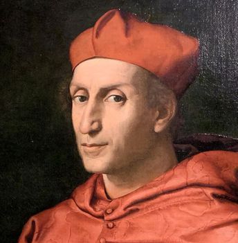 Ritratto del cardinal Bibbiena részlet