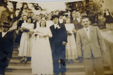 Szabó Gyula Csánig Mária esküvője 1954.