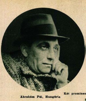 Ábrahám Pál zeneszerző, karmester Színházi Élet 1935