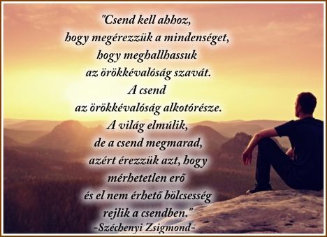 Csend kell ahhoz