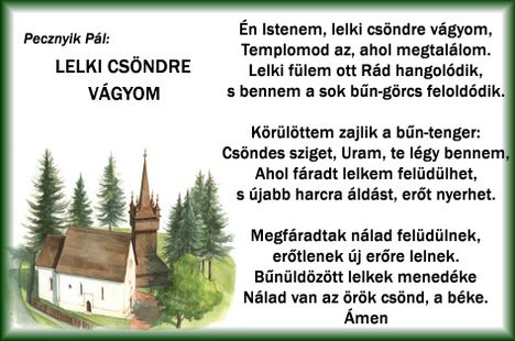 LELKI CSÖNDRE VÁGYOM