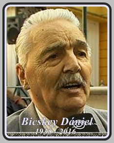 BICSKEY DÁNIEL 1935 - 2016