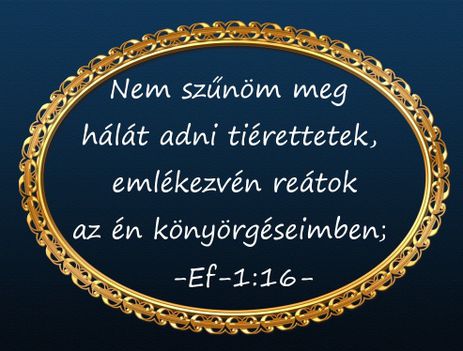 Ma imádkoztam érted