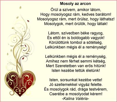 Mosoly az arcon