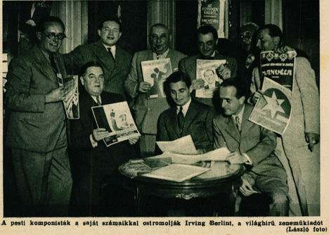 Slágerkomponisták Irving Berlinnel 1936
