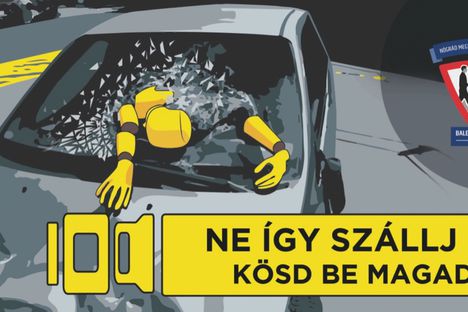 Ne így szállj ki! Kösd be magad!” kampány (2020., Nógrád Megyei Rendőr-főkapitányság Baleset-megelőzési Bizottsága)